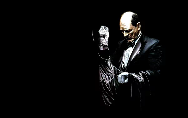 Alfred Pennyworth Comic Batman HD Desktop Wallpaper | Background Image