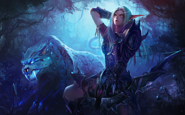Video Game World Of Warcraft Warcraft Night Elf HD Wallpaper | Background Image