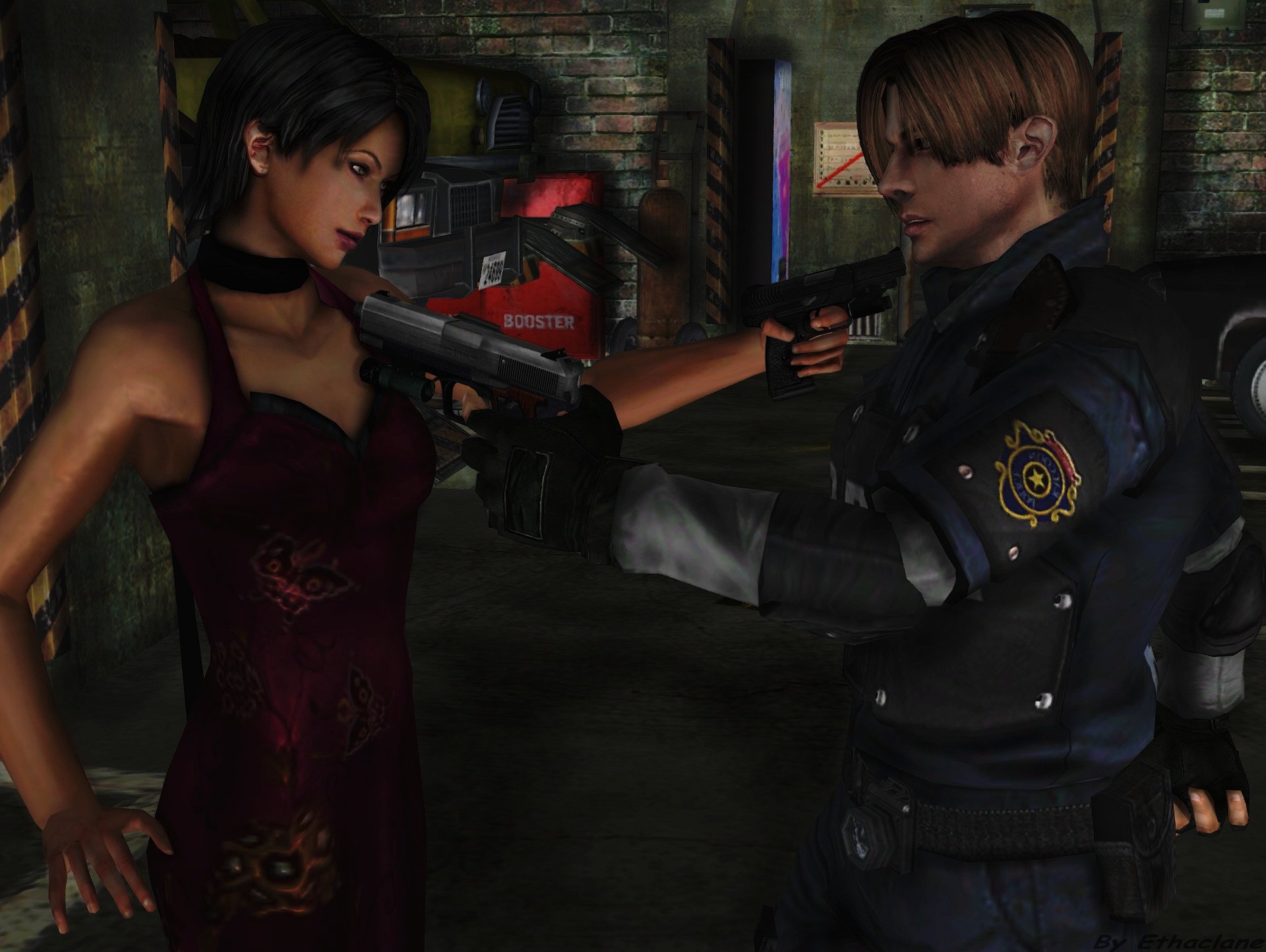 Download Leon S. Kennedy Ada Wong Video Game Resident Evil 4 HD Wallpaper