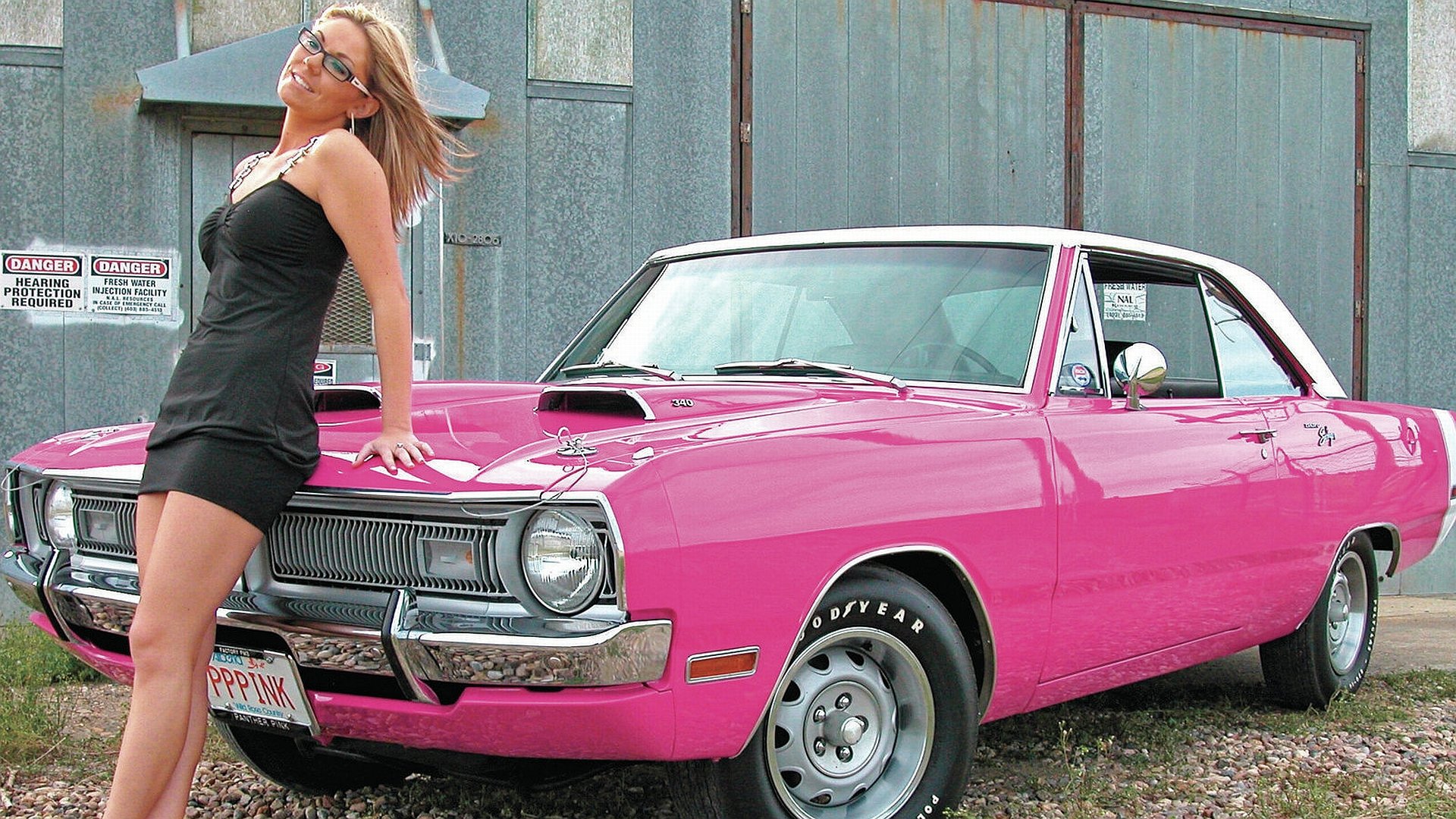 Download Vehicle Dodge Pink Car HD Wallpaper