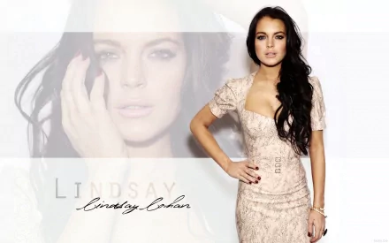 Celebrity Lindsay Lohan HD Desktop Wallpaper | Background Image