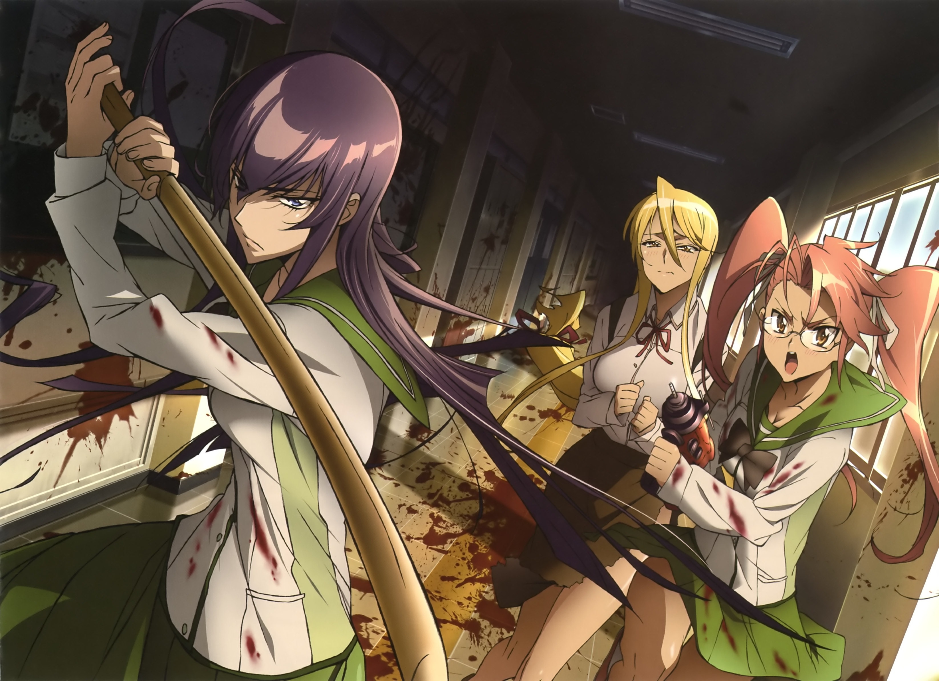 Highschool of the Dead' Is the Gory, Sexy Zombie Anime You Need