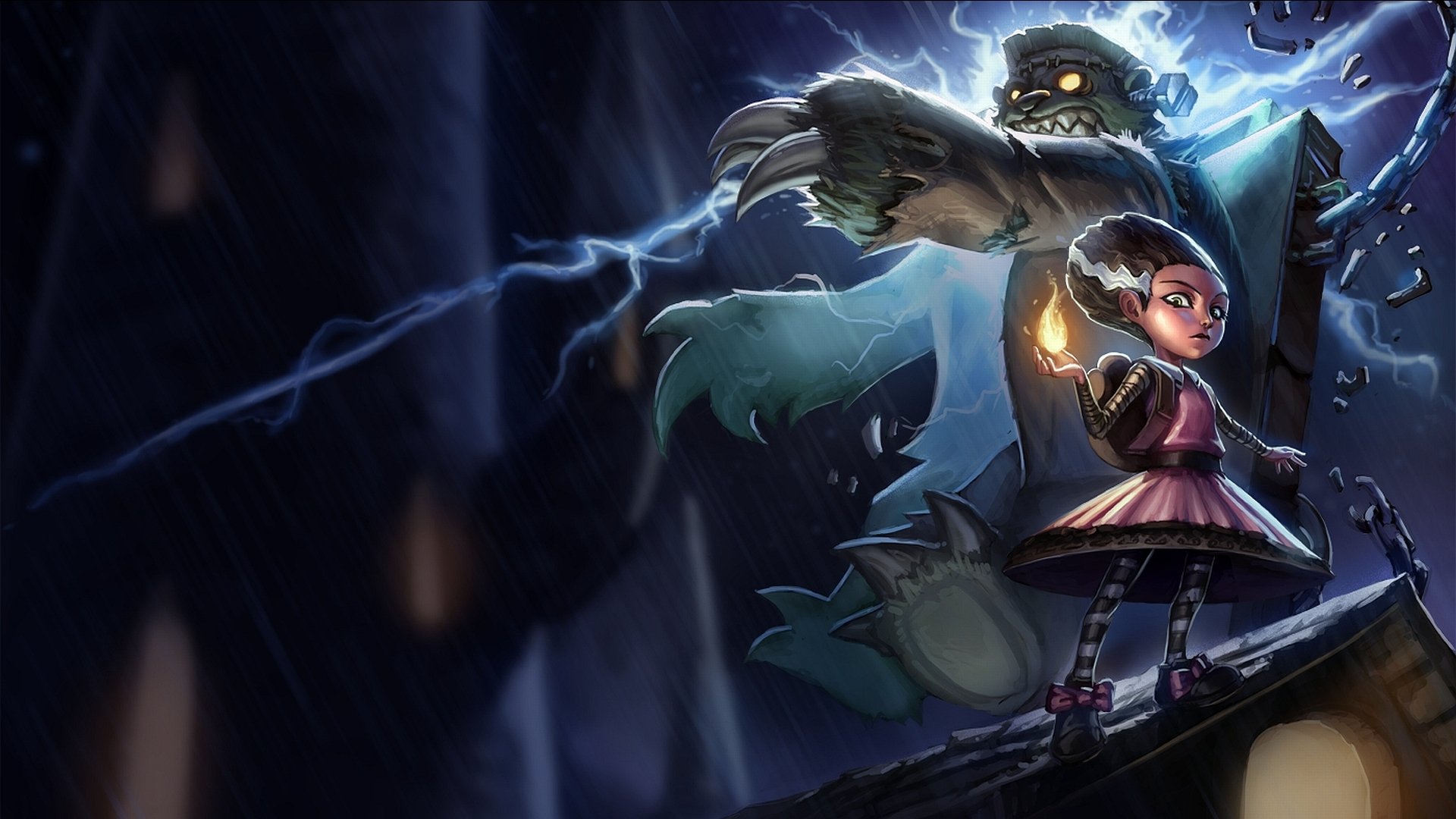 Annie \u0026 Tibbers Unleashed – Stunning League of Legends HD Wallpaper, image size:1920x1080