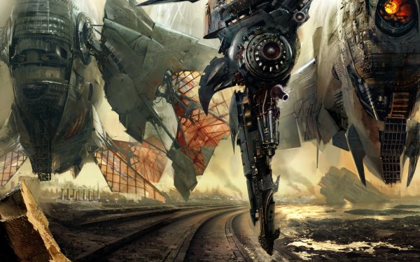 Sci Fi Steampunk Ship HD Wallpaper | Background Image