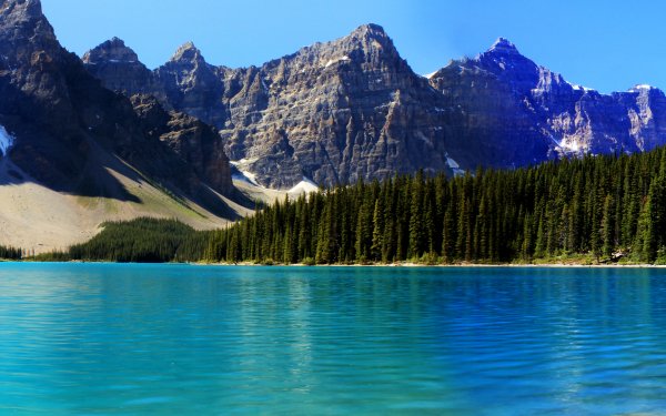 Earth Moraine Lake Lakes Canada HD Wallpaper | Background Image