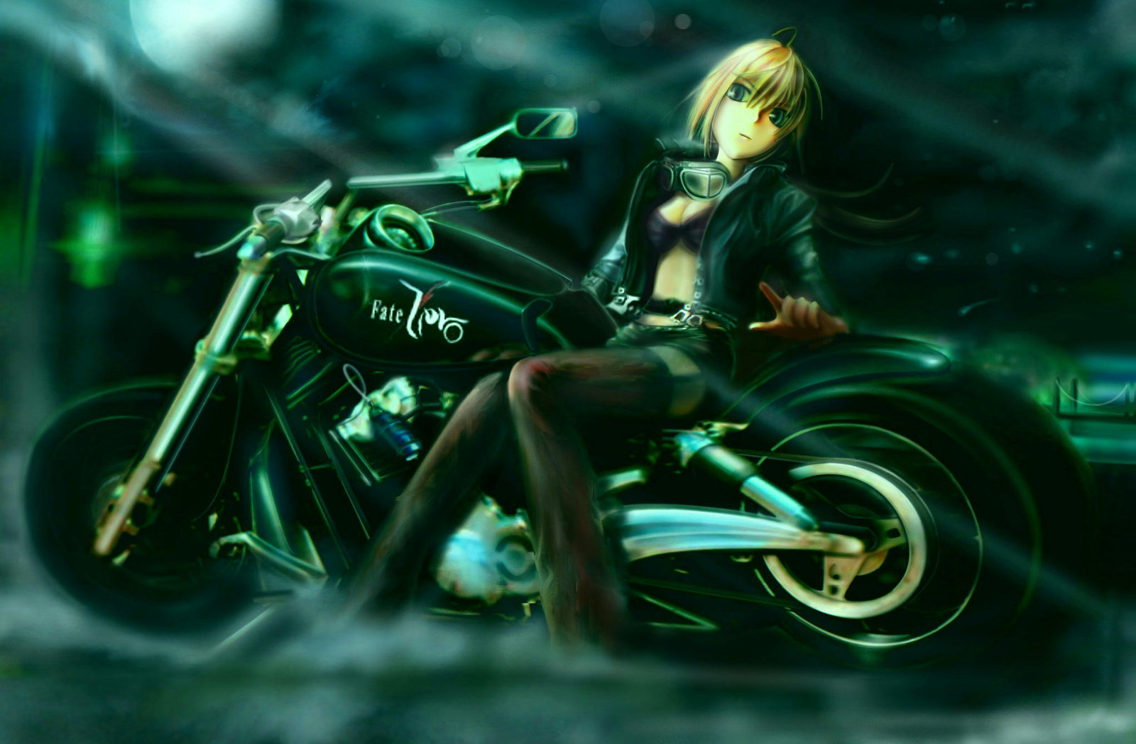 fate zero saber motorcycle figure