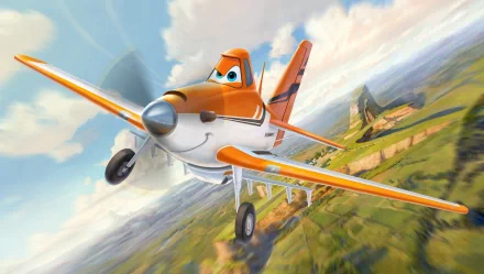 Dusty Crophopper movie Planes: Fire & Rescue HD Desktop Wallpaper | Background Image