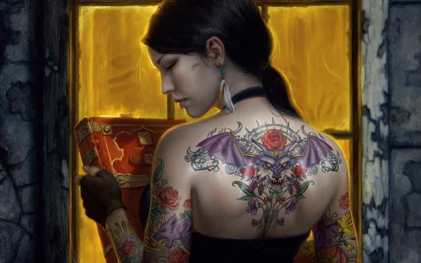 fantasy tattoo HD Desktop Wallpaper | Background Image