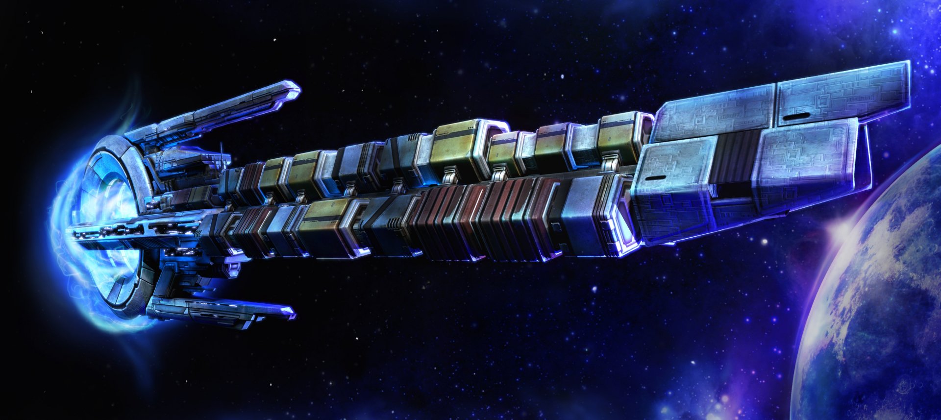 Download Video Game Mass Effect 2 Spaceship Sci Fi Space HD Wallpaper