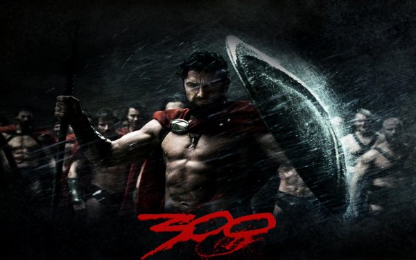 Movie 300 Spartan Warrior Spartacus Gerard Butler King Leonidas HD Wallpaper | Background Image