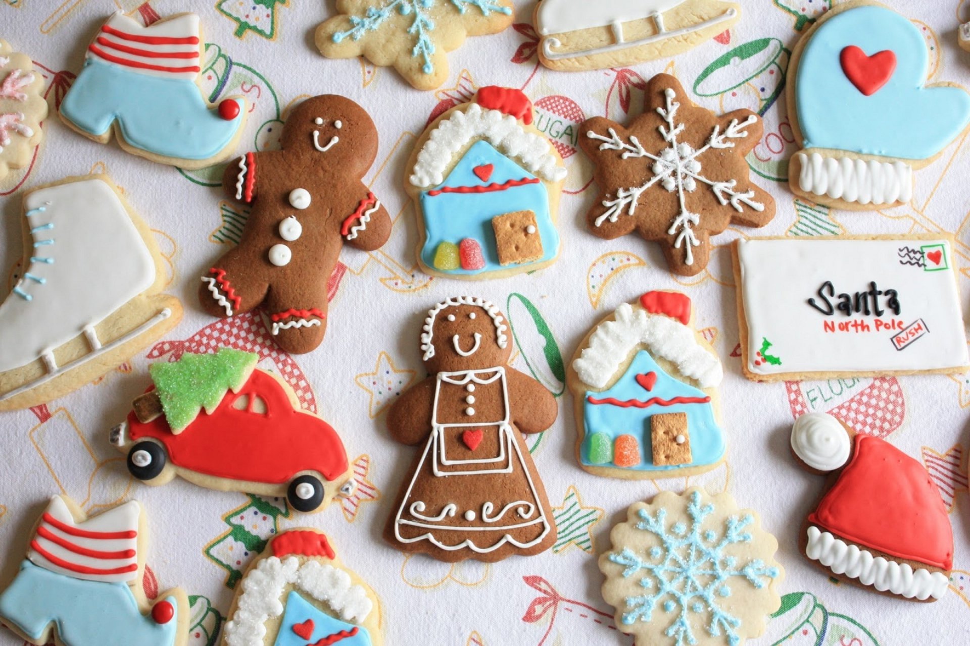 Download Gingerbread Cookie Holiday Christmas HD Wallpaper