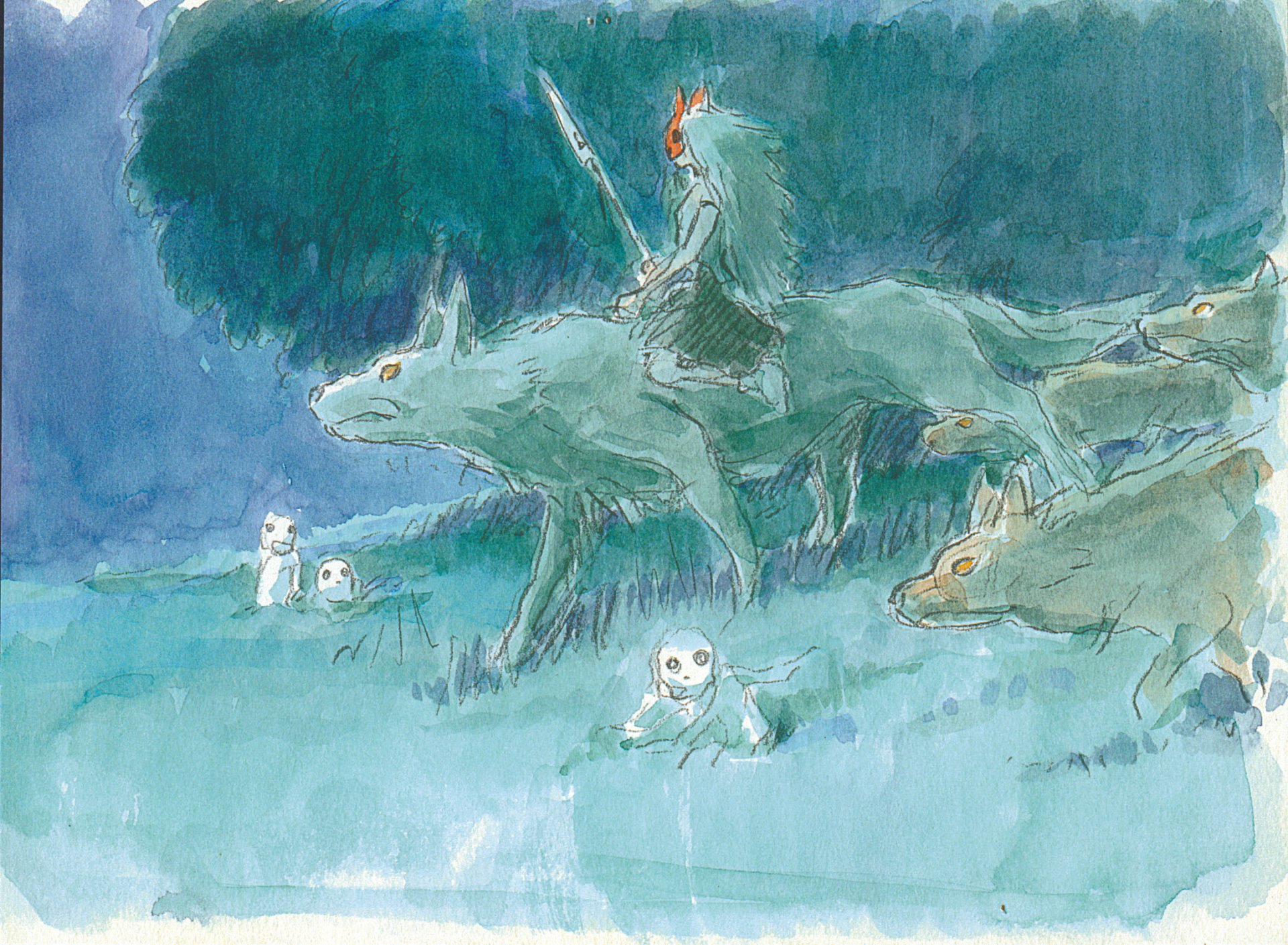 Download Anime Princess Mononoke HD Wallpaper