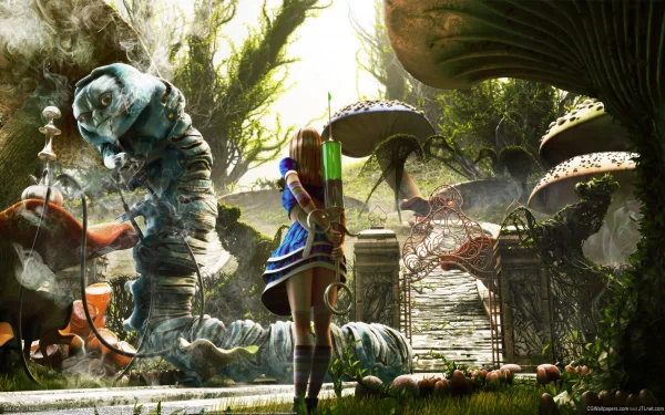 fantasy Alice In Wonderland HD Desktop Wallpaper | Background Image