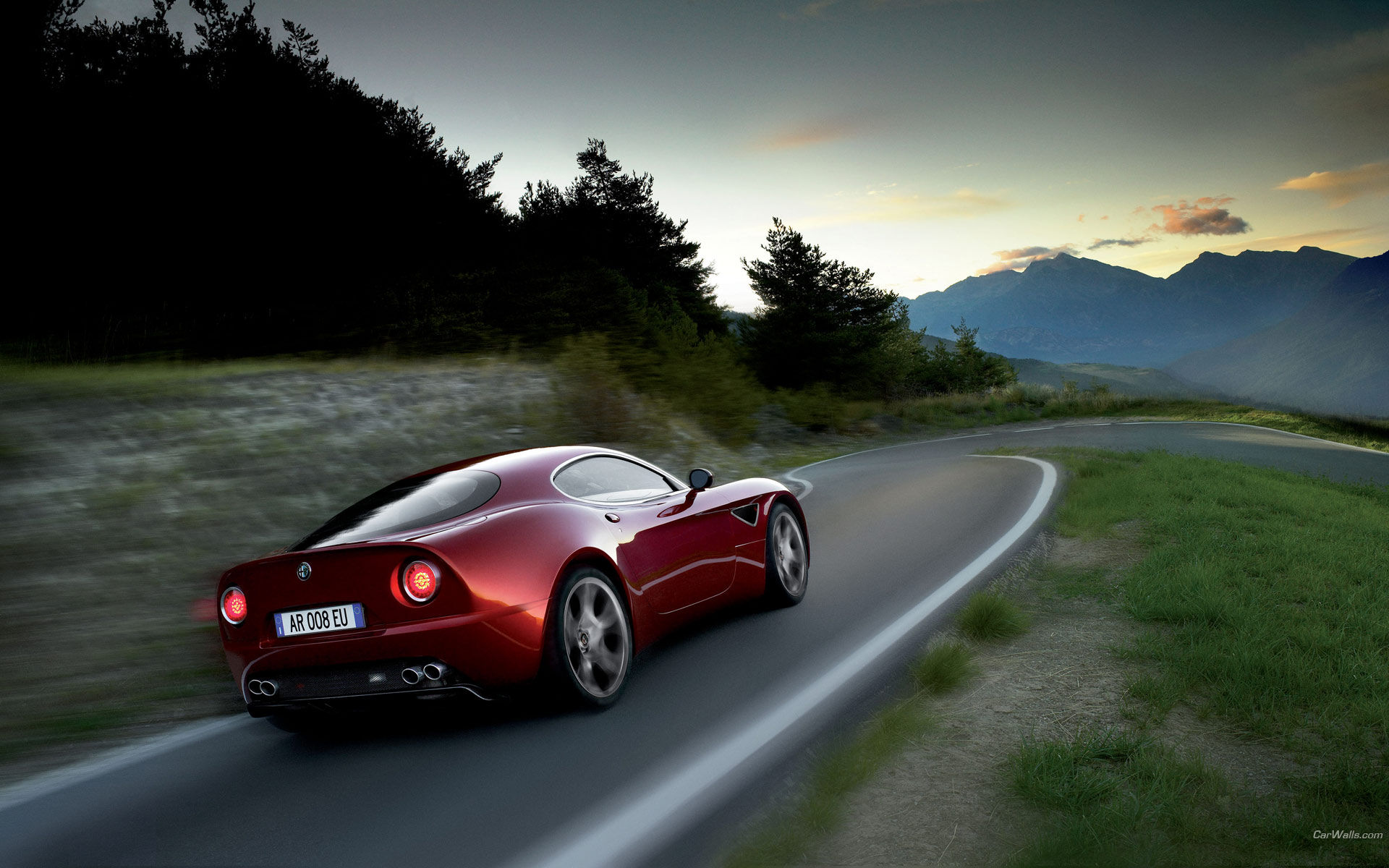 Download Vehicle Alfa Romeo 8C Competizione Wallpaper