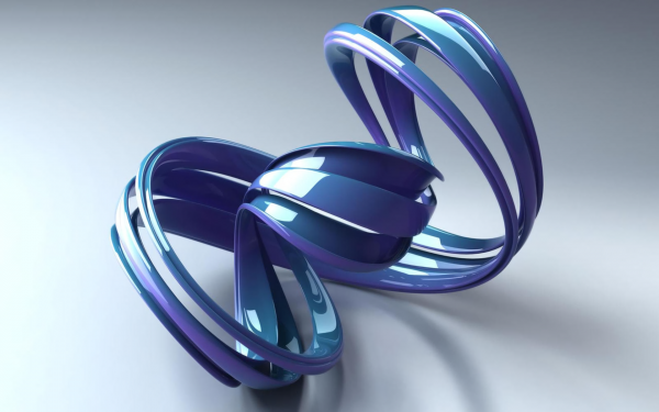 Artistique 3D Art Couleurs Formes Texture Image de Synthèse Curl Fond d'écran HD | Image