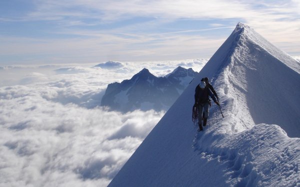 Sports Mountaineering Climbing Mountain HD Wallpaper | Background Image