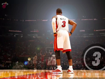 Dwyane Wade Miami Heat Sports HD Desktop Wallpaper | Background Image