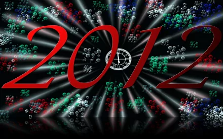 holiday new year 2012 HD Desktop Wallpaper | Background Image