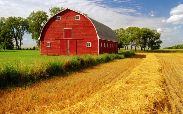 man made barn HD Desktop Wallpaper | Background Image
