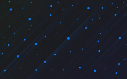 Abstract HD PC desktop wallpaper featuring dark black background with cool blue dots arranged in a diagonal pattern, creating a modern and dynamic visual effect.