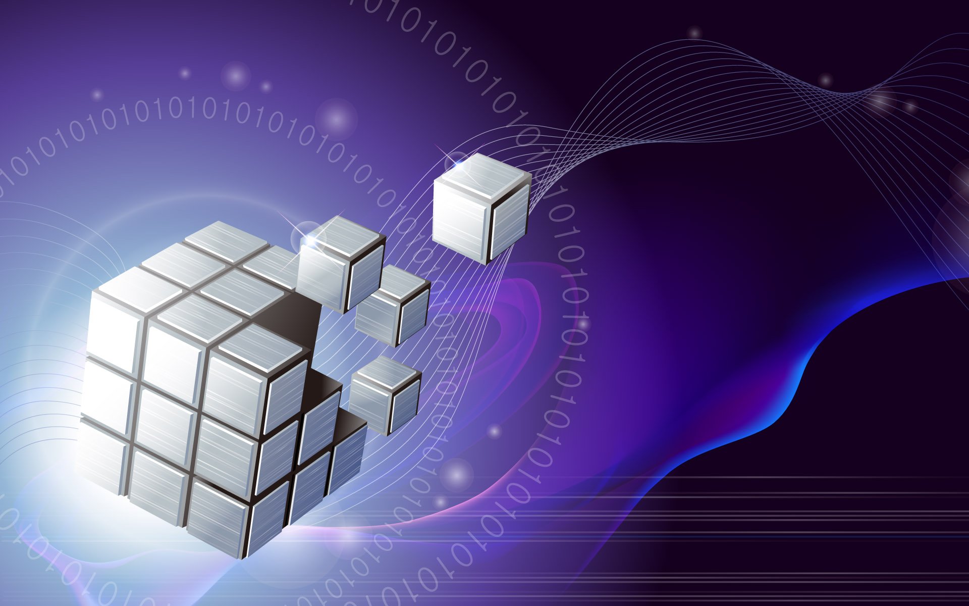 Download Abstract Cube HD Wallpaper