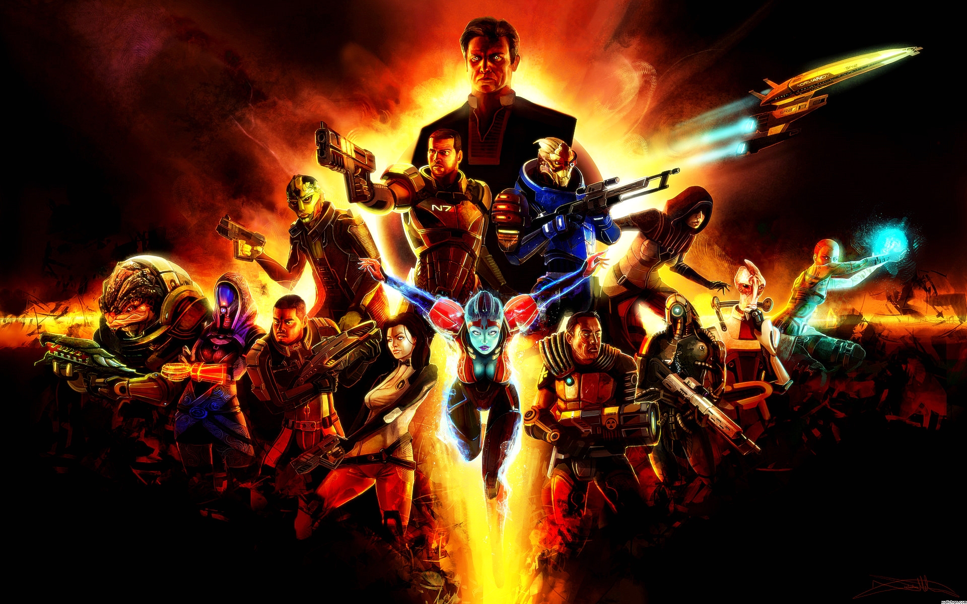 Video Game Mass Effect 2 HD Wallpaper