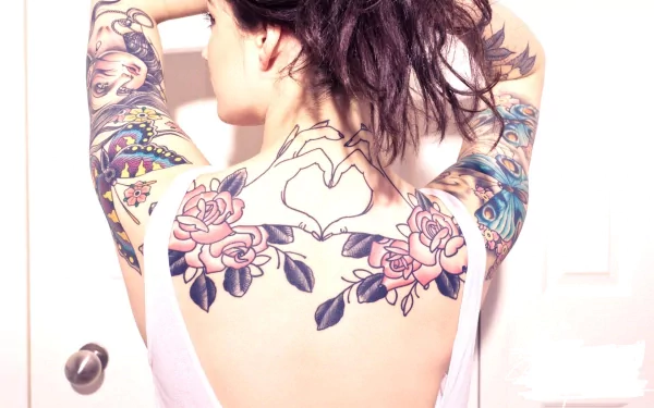 woman tattoo HD Desktop Wallpaper | Background Image