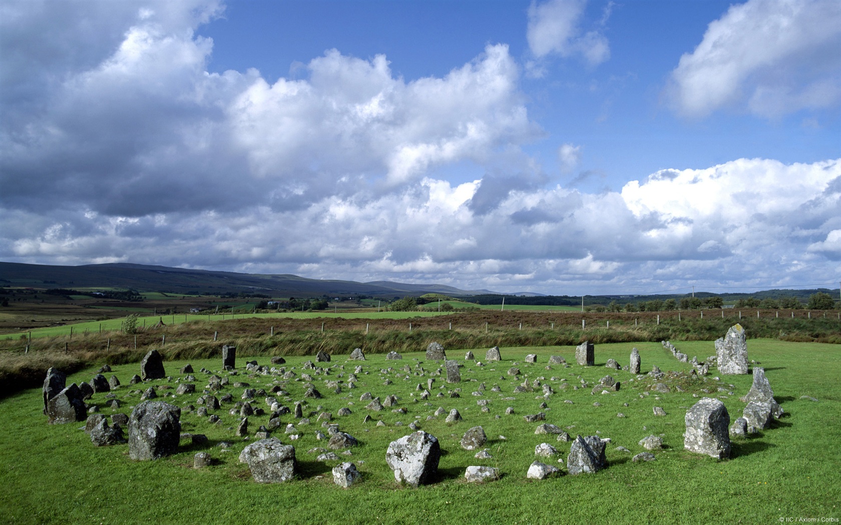 Man Made Beaghmore Stone Circles HD Wallpaper | Background Image