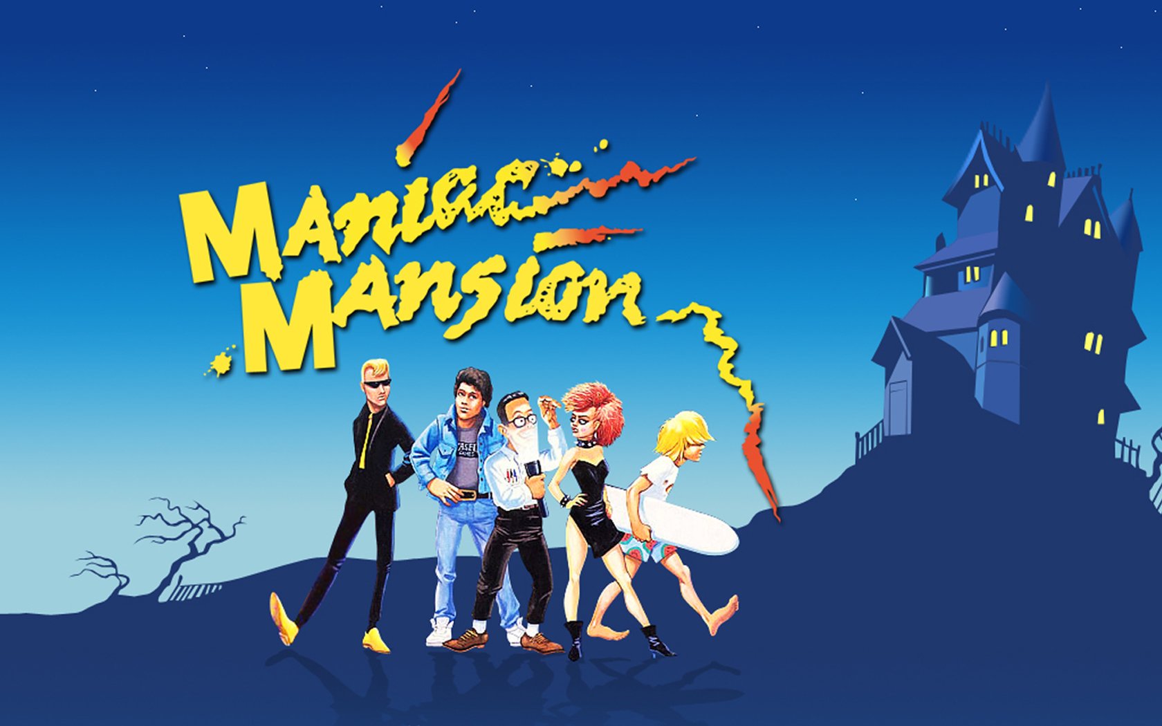 Download Video Game Maniac Mansion Wallpaper