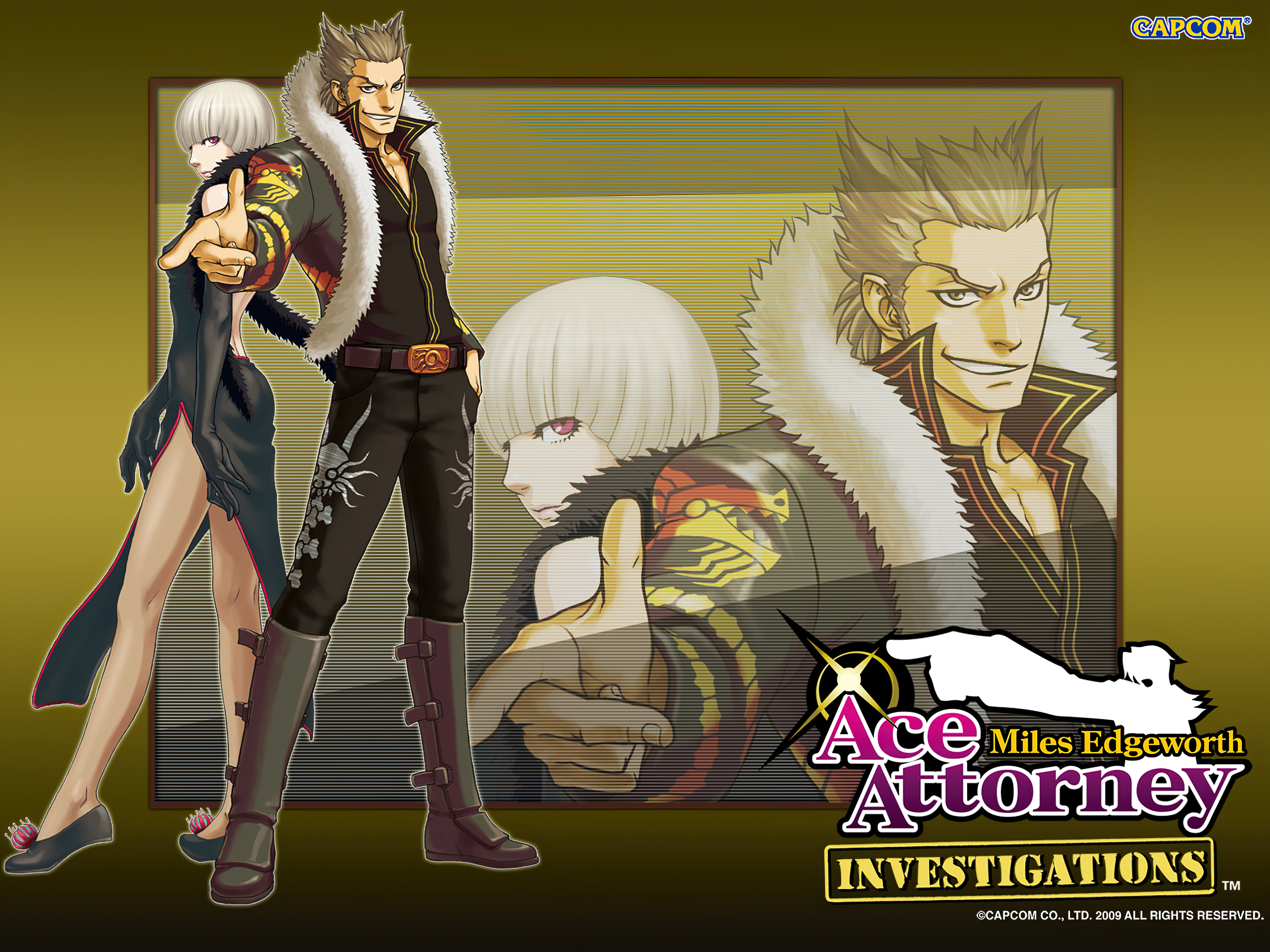 Video Game Ace Attorney Investigations: Miles Edgeworth Wallpaper