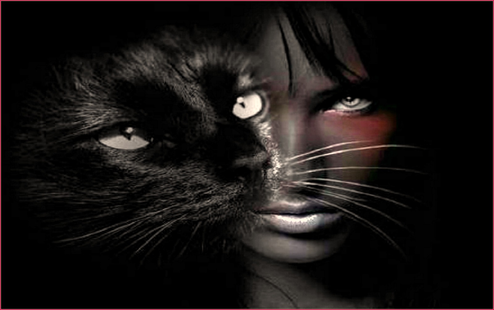 Женщина с кошачьими глазами