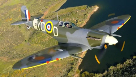 military Supermarine Spitfire HD Desktop Wallpaper | Background Image