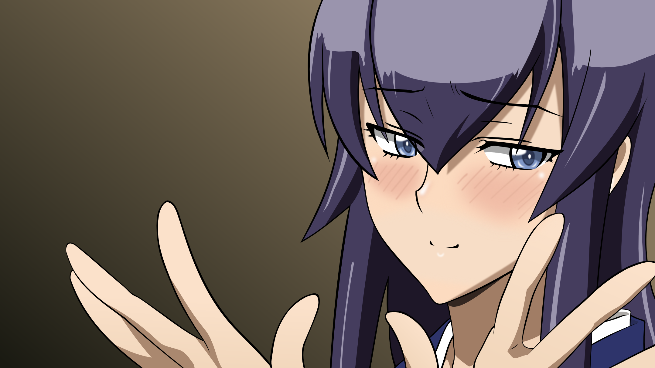 Highschool of the Dead - Takashi and Rei Wallpaper by eaZyHD on