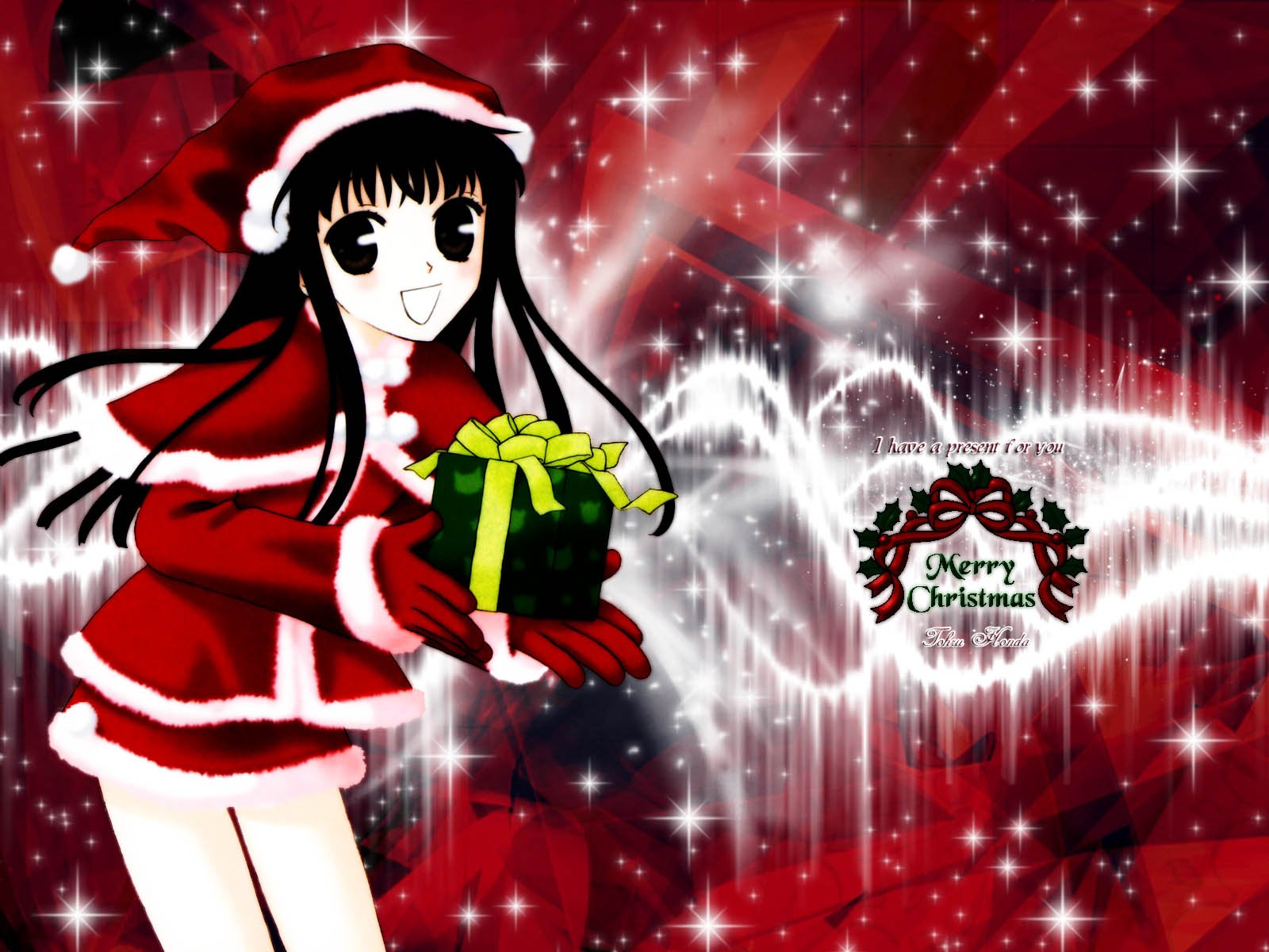 Download Santa Tohru Honda Skirt Anime Fruits Basket Wallpaper