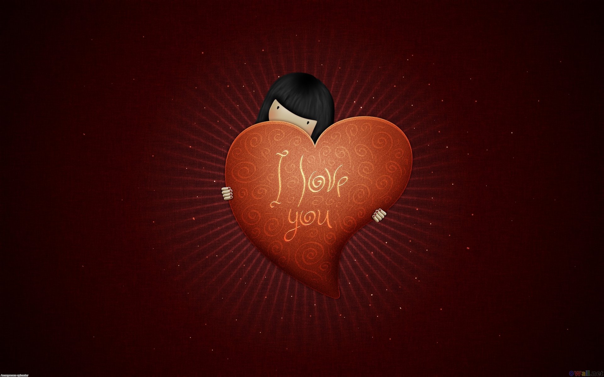 Download Valentine's Day Artistic Heart  HD Wallpaper