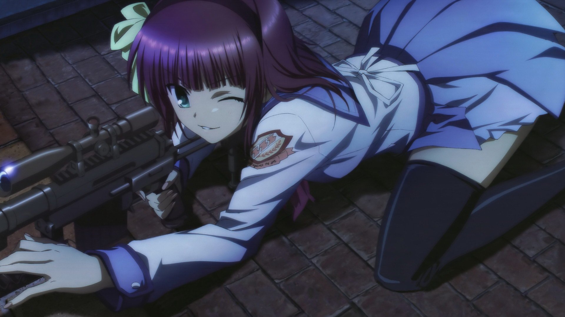 Download Yuri Nakamura Anime Angel Beats! HD Wallpaper