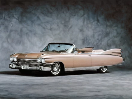 A stunning Cadillac Eldorado showcased against a neutral backdrop, highlighting its classic design and elegance. This HD image makes a striking desktop wallpaper and background.