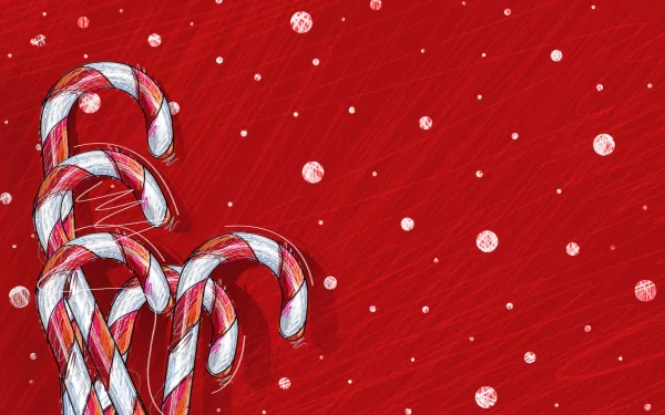 candy cane holiday Christmas HD Desktop Wallpaper | Background Image