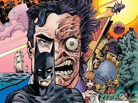 The Judas Coin Two-Face Comic Batman HD Desktop Wallpaper | Background Image