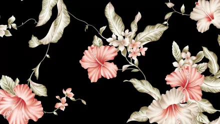 floral Abstract artistic HD Desktop Wallpaper | Background Image