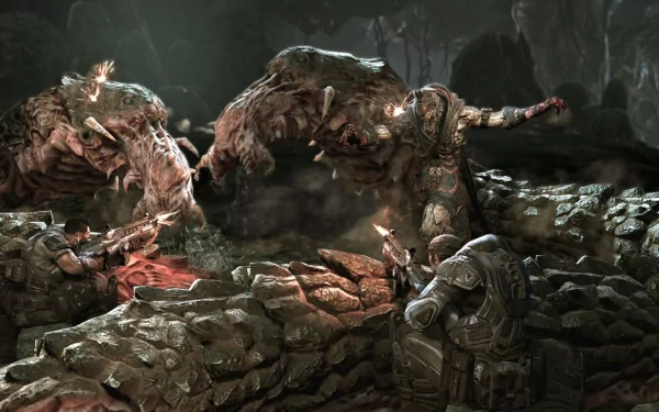 video game Gears Of War 2 HD Desktop Wallpaper | Background Image