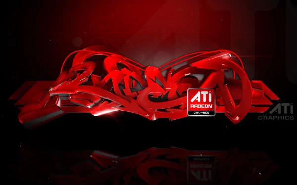 ATI Radeon hardware computer logo technology ATI HD Desktop Wallpaper | Background Image