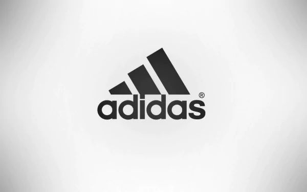 A sleek HD wallpaper featuring the iconic Adidas logo, set against a minimalistic background, showcasing a modern and stylish design.