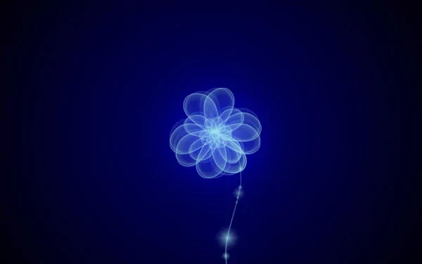 blue flower artistic flower HD Desktop Wallpaper | Background Image