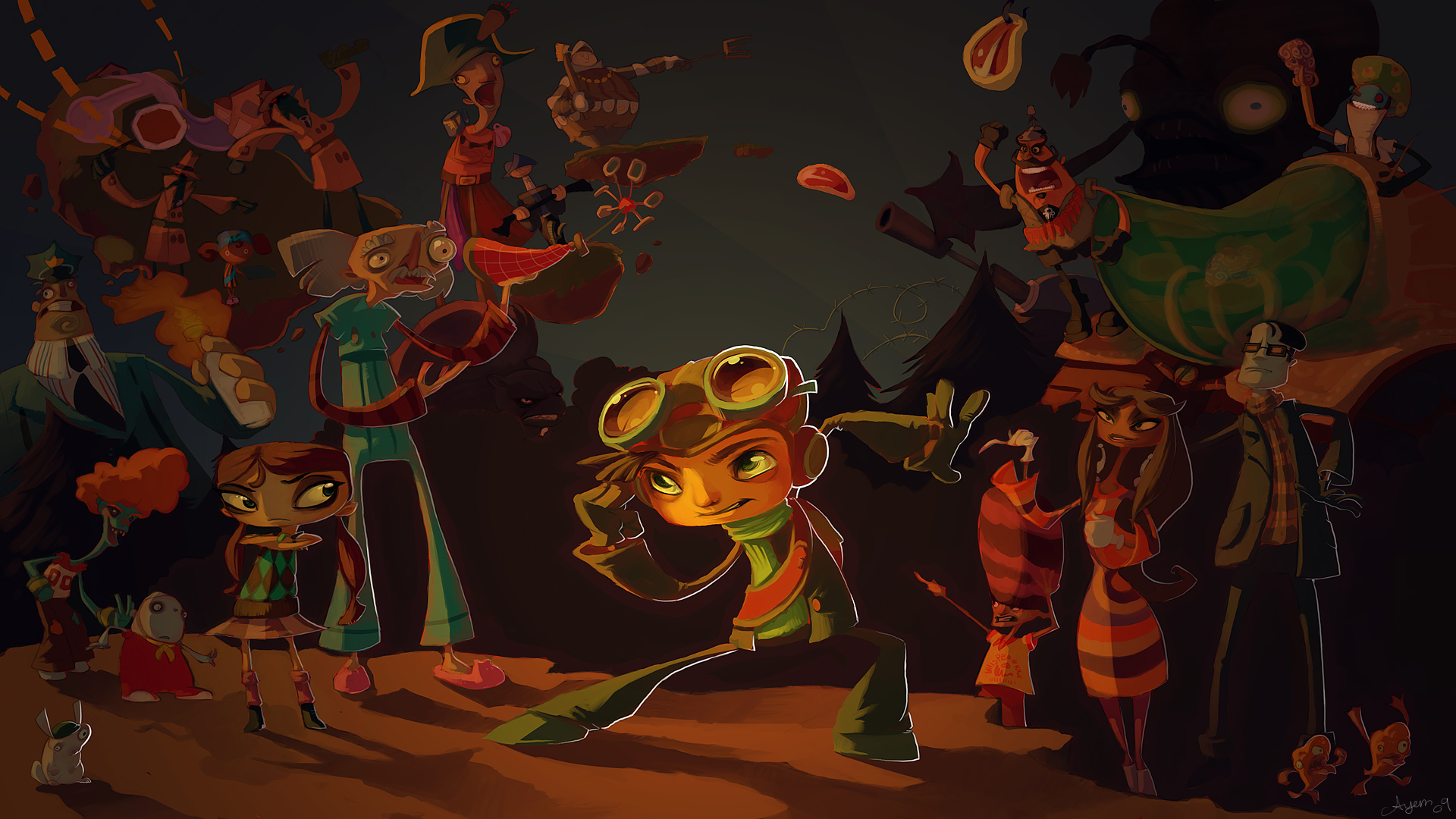 Psychonauts текстуры 4к