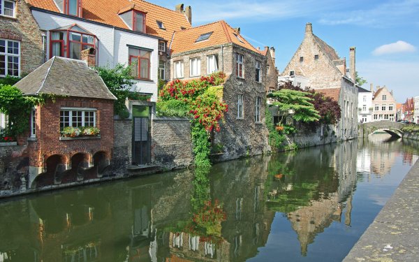 Man Made House Buildings Bruges Belgium HD Wallpaper | Background Image