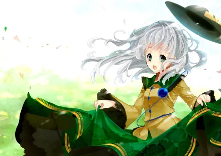 Koishi Komeiji Anime Touhou HD Desktop Wallpaper | Background Image