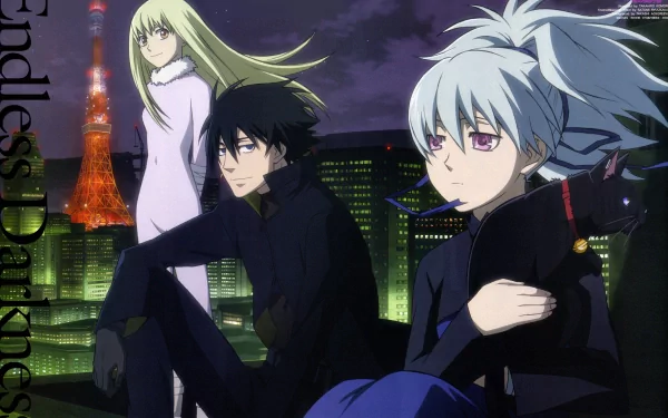 Amber (Darker than Black) Yin (Darker Than Black) Hei (Darker than Black) Anime Darker than Black HD Desktop Wallpaper | Background Image