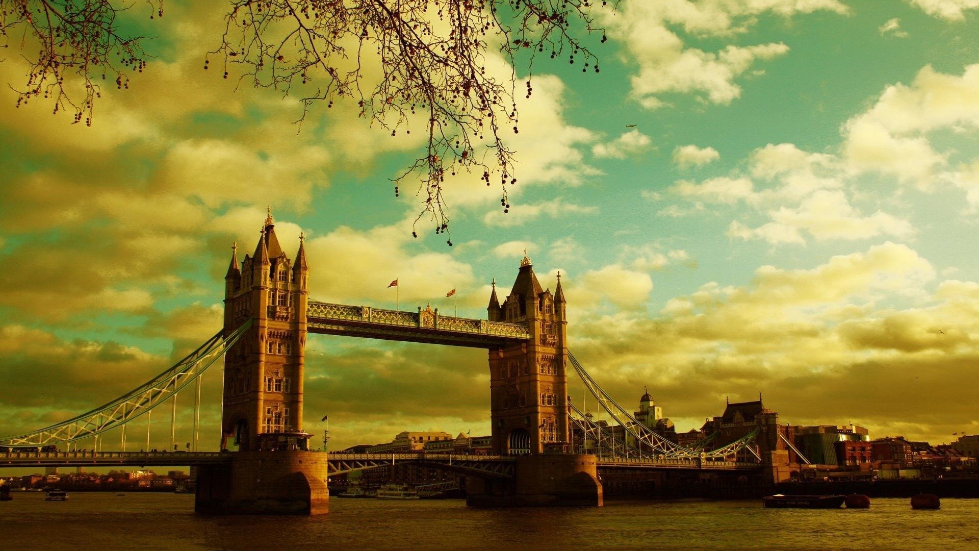 Download Man Made Tower Bridge HD Wallpaper, image size:1920x1080