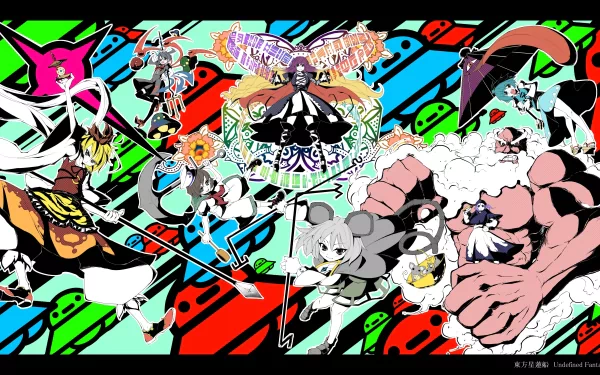 Shou Toramaru Kogasa Tatara Ichirin Kumoi Byakuren Hijiri Nazrin (Touhou) Nue Houjuu Minamitsu Murasa Anime Touhou HD Desktop Wallpaper | Background Image